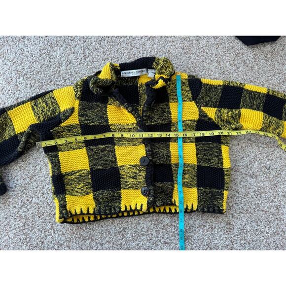 Vintage 90's, 1995, Michael Simon Sweater, size Medium, Cotton Blend, cropped - Picture 3 of 10